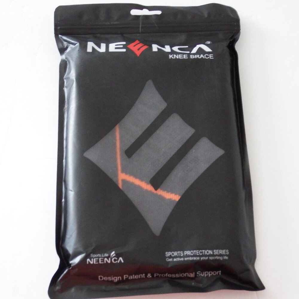 NWT Neenca  2pk Knee Brace Gray/Orange XL